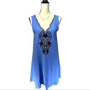 Lilly Pulitzer Detailed Shift Dress Size: Small